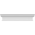 Ekena Millwork 78" Bottom Width x 86 1/2" Top Width x 12"H x 1 1/4"P Craftsman Crosshead CRH12X78